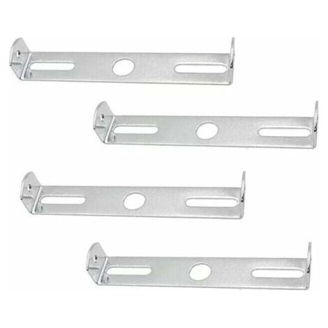 Support Plaque Plafonnier,Accessoires Fixation Lustre,Support Fixation Plafonnier,pour Accessoires Support Lampe d'Éclairage Lustre Plafond Bureau à Domicile (Argent)，4 Pièces