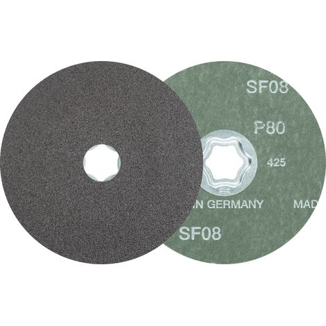 PFERD TOOLS COMBICLICK SiC Fiberscheibe Ø 125 mm SIC80 für harte NE Metalle 25 Stk
