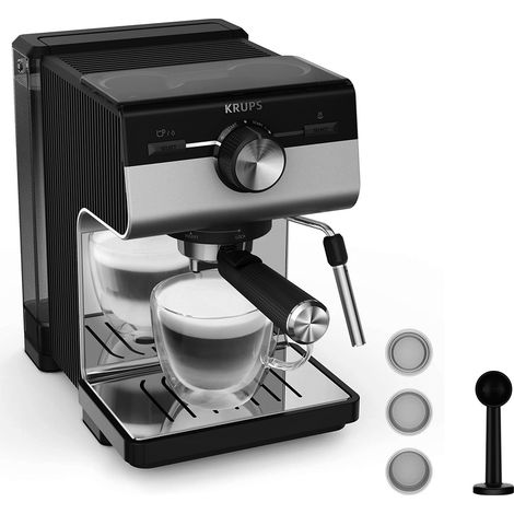 KRUPS MAQUINA CAFE EXPRESSO MANUAL 15BARES AUTHENTIC +