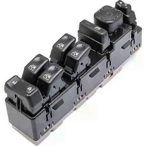 15883429 Hauptschalter für elektrische Fensterheber vorne links mit anklappbaren Außenspiegeln, passend für Hummer H2 2005-2007-JXLGV (1/5)