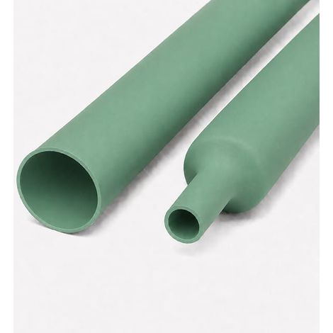 Guaina Termorestringente senza Colla diametro 9,5mm 2:1 Verde