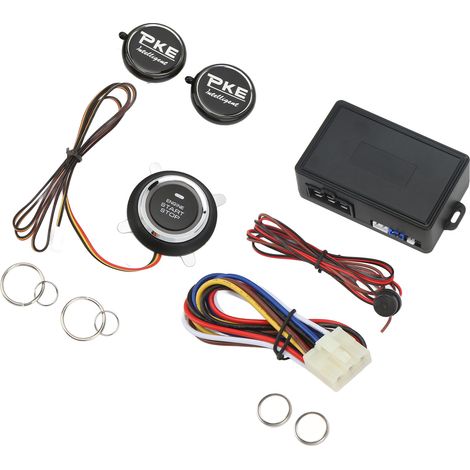 Système d'alarme voiture 12V 2.4G détection automatique sensible démarrage moteur à distance capteur induction antivol pour véhicule (1/5)