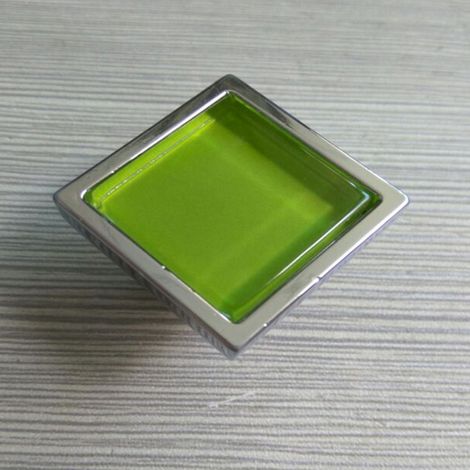Poignée de tiroir, poignée d'armoire, poignée de porte, tirette de tiroir, poignée de meuble (Vert)