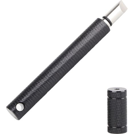 11 cm großes, quadratisches Nutenwerkzeug aus Edelstahl für Golfwedges, UV-beständig (schwarz) (1/5)