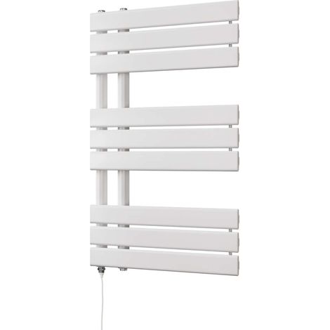 Tristan - White Electric Towel Rail H816mm x W500mm 400w Standard (1/3)