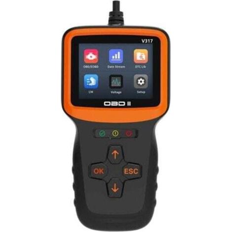 Obd2 Valise Diagnostic Auto, Obd2 Diagnostic Français Lecteur De Véhicule pour Tous Les Véhicules Après 2000, Lecteur De Défauts avec Toutes Les Fonctionnalités Obdii (1/4)
