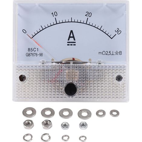 Ampèremètre de surface analogique CC 85C1-A 30 A pour la charge de la batterie, test automatique des circuits (1/5)