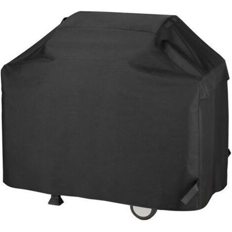 Housse Barbecue Bâche Extérieur - House Protection BBQ à Gaz Charbon Camping Tissu Oxford Couverture de Grill Anti-l'eau/UV/Vent/l'Humidité/Antipoussière avec Brosse Grill 14761122cm (1/5)