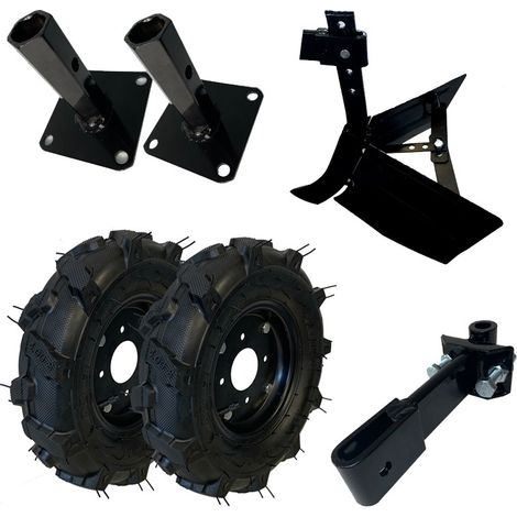 Kit Asurcador Motoazada Ruedas Neumáticas 400X8 tiro (1/5)