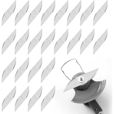 Coupe Bordure Lame De Rechange: 24 Pièces Lame Débroussailleuse Lames De Rechange En Métal, 6″ Lames De Tondeuse électrique Pour Pelouse Jardin Terrain Agricole (1/5)