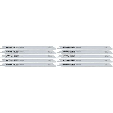 Reciprocating Saw Blade 250mm Length 14tpi Bi Metal Pack of 10 (1/2)