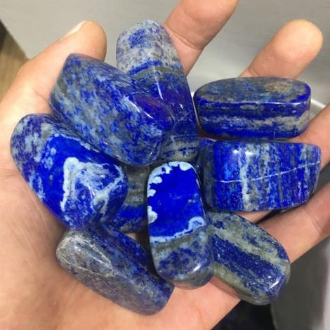 Décoration d'intérieur de, Pierres Naturelles de Lapis Lazuli, Cristaux en Vrac polis for des Cadeaux de, Cristal Naturel Collections de la Maison (Size : 1000g) (1/5)
