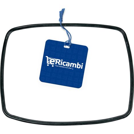 Guarnizione Porta Forno 4 Lati Hotpoint Ariston Indesit Whirlpool, Dimensioni: 430x320 mm con 4 Clip/Ganci di Fissaggio C00081579