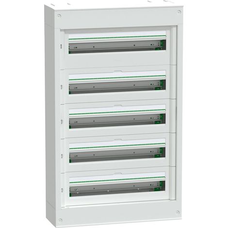 PrismaSeT S - coffret saillie plastique & métal 5 rangées 24 modules - LVSST524 (1/2)