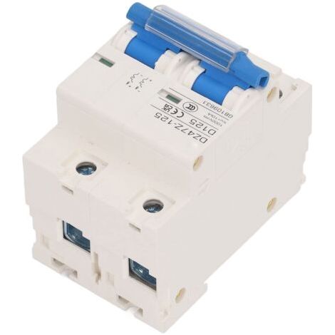 Disjoncteur, Disjoncteur Miniature DC 1000V 125A Protection contre les Courts-circuits pour Système PV (Bleu) (1/5)