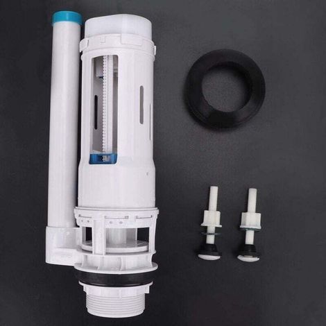 Valve de chasse d'eau, valve de chasse double de réservoir réglable anti-siphon, accessoire de toilette pour la maison d'hôtel (1/4)