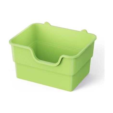 Bac Litière Chat XXL Amicura Cura Lite - Bac à litière pliable et amovible -  50 × 38,7 × 30,3 cm