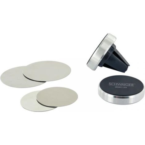 Supporto magnetico per telefono Schwaiger lhset1 511 alluminio 6 pezzi (1/4)