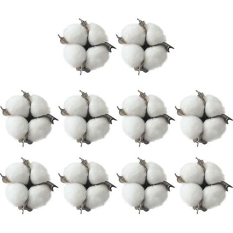 10 Stück Baumwollkugel-Dekoration