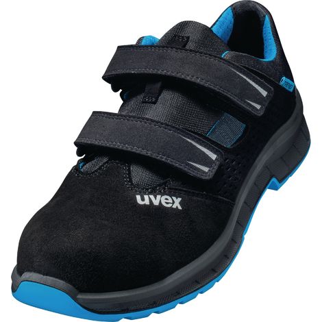 Uvex 2 Trend - Sicherheitssandalen S1 SRC ESD - Schwarz/Blau - Gr. 52: 39 (1/5)