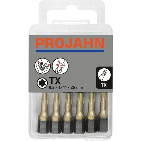 Projahn 1/4 STAR Bit L25 mm TX30 ZrN 10er Pack (1/4)
