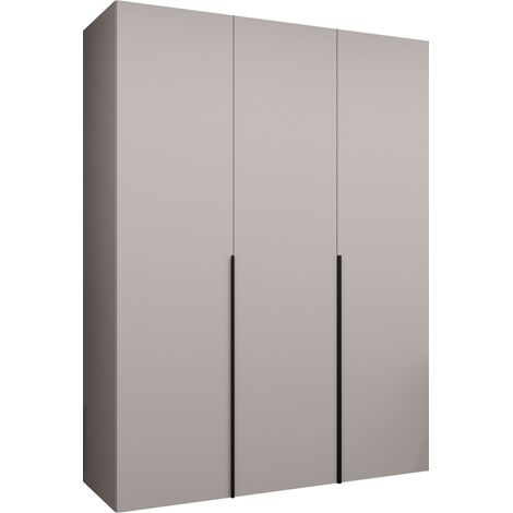 Armario Hartford 536, Cachemira, 202x150x52cm, Puertas de armario: Con bisagras, Número de estantes: 0 (1/5)