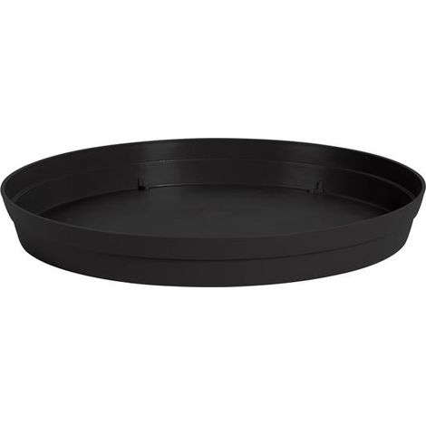 Soucoupe Ø15 cm pour pot de fleur Toscane Ø20 cm- Gris anthracite