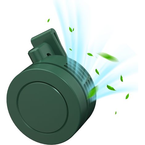 Kleiner, leichter, tragbarer Clip-Ventilator, USB-aufladbar, ideal für Büro, Zuhause und Sommerreisen. (1/5)