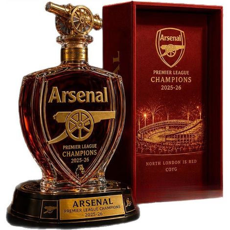 Arsenal Champions Whiskey Decanter - Arsenal Champions Edition Decanter