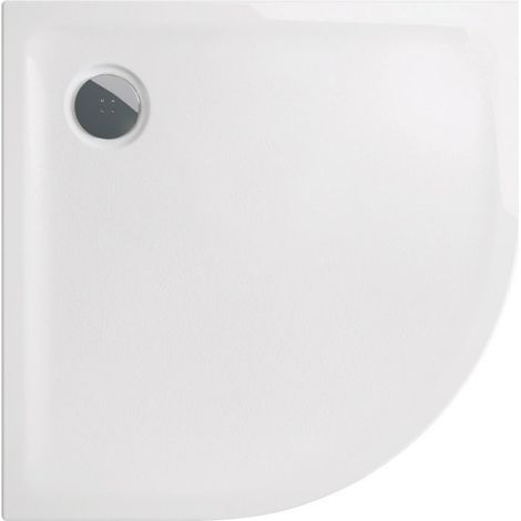 Geberit – Receveur de douche à encastrer céramique ultra-plat 90x90cm – Antigliss PN18 – Émaillé 3 côtés – Pour bonde siphoïde 90