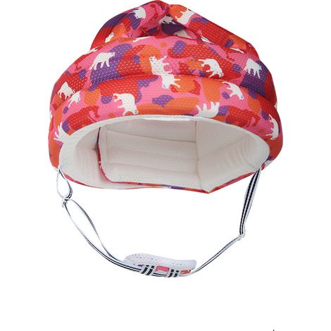 1 tapis de protection anti-chute, mousse polyuréthane, maille alvéolée respirante, rouge, pour bébé rampe/marche/joue/apprend roller, 6 mois à 8 ans (1/5)