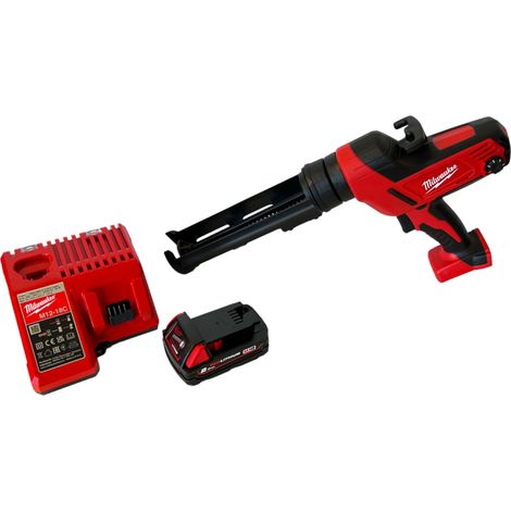 Klebepistole 310ml MILWAUKEE C18 PCG 310C 201B Li-Ion 18V 2,0Ah 4933441310 (1/5)