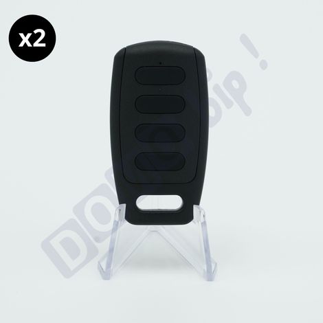 TELECO - Lot de 2 Télécommandes 4 canaux TVMIO868P04 – 868 MHz – Rolling Code – Compatible MIO/TVMIO – Remplace TXP et TVTXP - Programmation par Duplication (1/5)