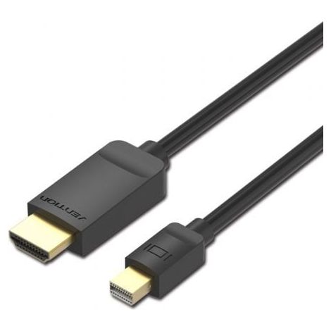 Cable Mini DisplayPort Vention HABBH Negro 2 m
