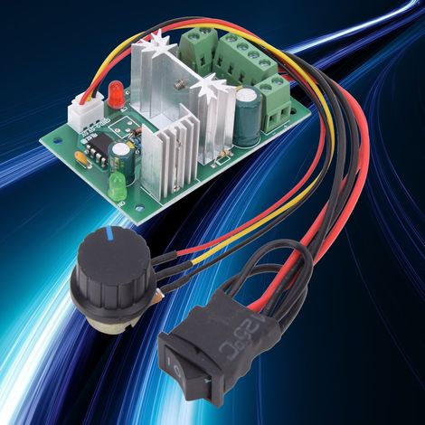 Contrôleur de vitesse de moteur DC630V CW CCW PWM, interrupteur de régulation de vitesse, contrôleur de vitesse 6A (1/5)