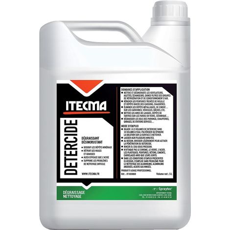 Dégraissant désincrustant Detercide. bidon de 5 kg - ITW SPRAYTEC ITECMA