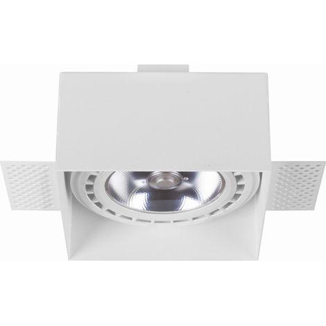 Faretto incasso Nowodvorski Downlight bianco quadrato ES111 (1/2)