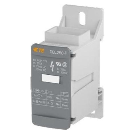 Te conectividad 1SNL325060R0000 Bloque de distribución de energía DBL250-F 250A