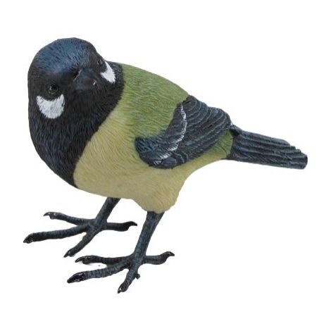 Dekofigur Vogel 9,5 x 12 cm schwarz gelb Dekofigur