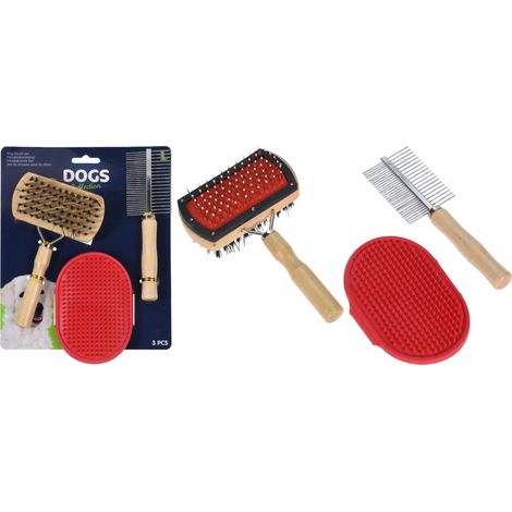 Hundebürsten, 3er-Set