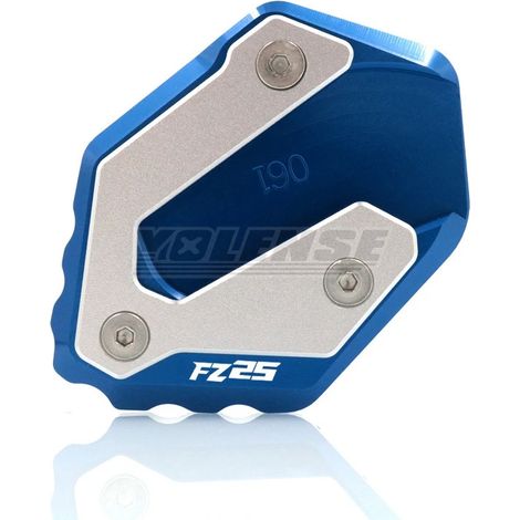 (Bleu - FZ25) Compatible avec les motos YAMAHA FZ 25 FZ-25 FZ25 (2017-2024) : béquille latérale, extension et support. (1/4)