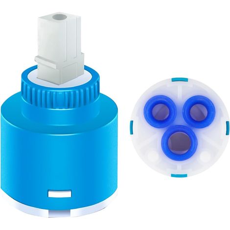 Cartouche de filtre pour robinet mitigeur en céramique 35 mm 121894, pièce de rechange pour robinet haute pression, compatible avec évier de cuisine blanc et douche.
