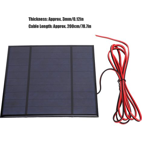 mini panneau solaire 5V 4,5W 900mA + câble de 2m (1/5)