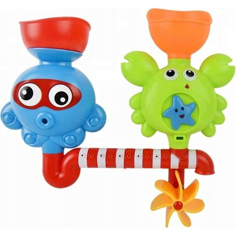 Oktopus- und Krabben-Überlaufbrunnenspielzeug ZUM BADEN IM WASSER (1/5)