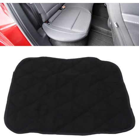 Coussin de siège antidérapant et absorbant, idéal pour les tables, chaises, canapés, fauteuils roulants et animaux de compagnie. Noir, 39 x 39 cm. (1/5)