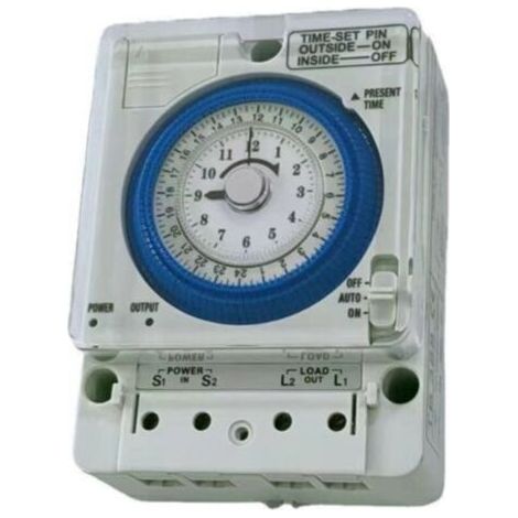 Horloge quotidienne analogique Commutateur de minuterie mécanique Commutateur d'heure