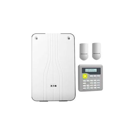 Pack alarme maison centrale radio 30 zones – 2 détecteurs infrarouges 12m – Clavier LCD rétroéclairé – Portée radio 868MHz – Scantronic