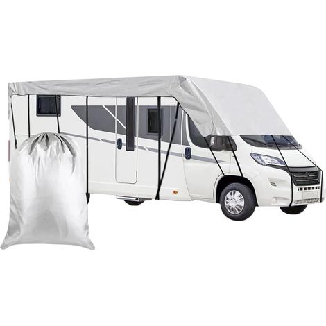 Housses de Neige pour Camping-Car – Auvent imperméable à l'eau, Coupe-Vent, Pare-Soleil pour Camping-Car, Housse de Protection Toutes Saisons pour Les Voyages en Plein air, Les Aventures sur la Plage (1/5)