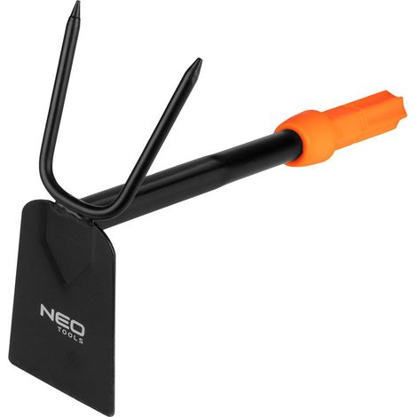 Herramienta de jardinería neo-tools double-sided hoe cabezal intercambiable mango ergonómico (1/3)