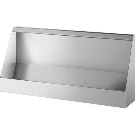 Delabie Urinalrinne wandh. L1200 Anschluss oben Edst. 1.4301 sat